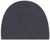 Am image of a Custom Acrylic Board Rib Knit Toque in Charcoal!