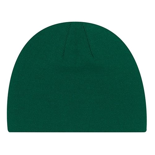 Acrylic Board Rib Knit Toque in Forest Green