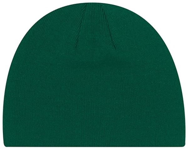 Am image of a Custom Acrylic Board Rib Knit Toque in Forest Green!