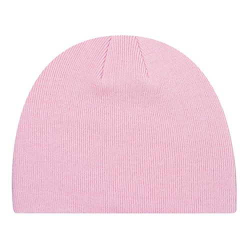 Acrylic Board Rib Knit Toque in Pink