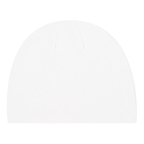 Acrylic Board Rib Knit Toque in White