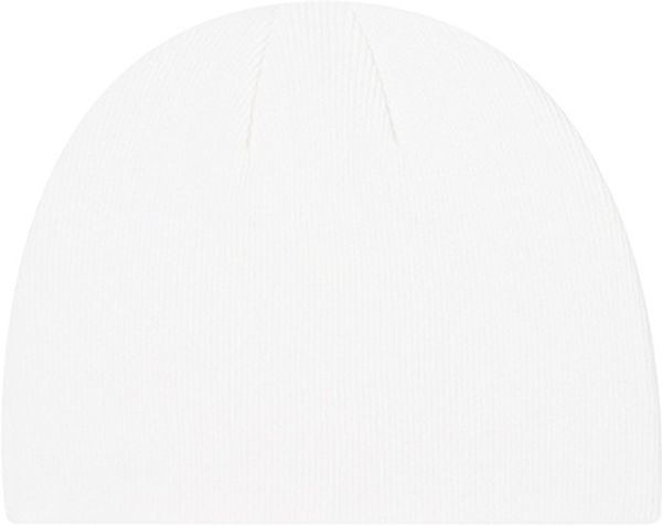 Am image of a Custom Acrylic Board Rib Knit Toque in White!