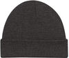Am image of a Custom Acrylic Cuff Toque Rib knit in Charcoal!