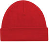 Am image of a Custom Acrylic Cuff Toque Rib knit in Red!