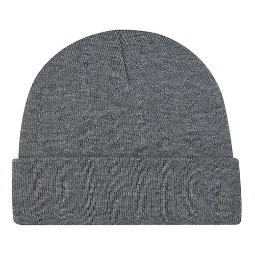 Acrylic Cuff Toque Rib knit in Slate