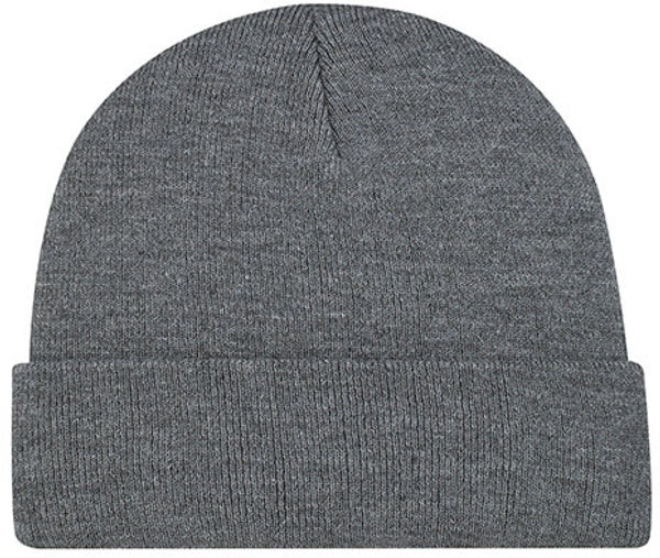 Am image of a Custom Acrylic Cuff Toque Rib knit in Slate!