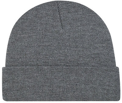 Am image of a Custom Acrylic Cuff Toque Rib knit in Slate!