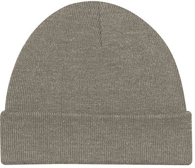 Am image of a Custom Acrylic Cuff Toque Rib knit in Sand!