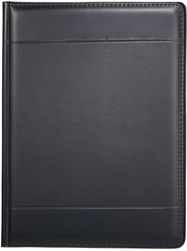 Am image of a Custom Windsor Impressions Writing Pad in Black!