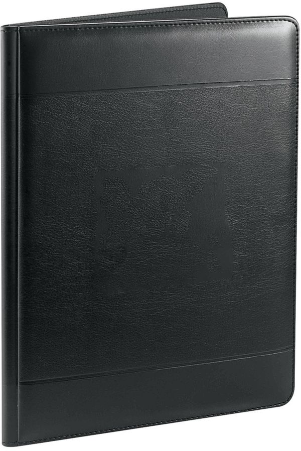 Am image of a Custom Windsor Impressions Writing Pad in Black!