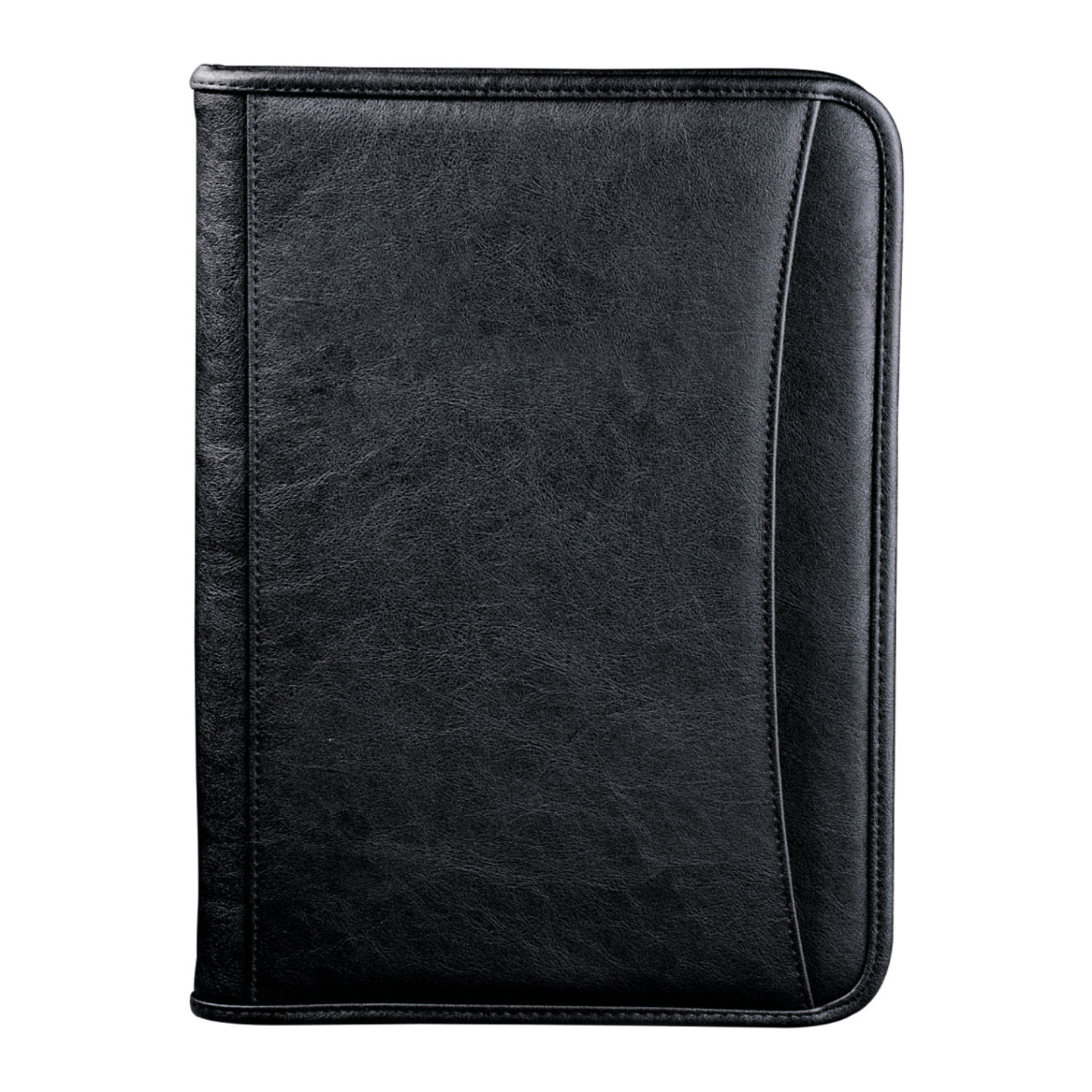 DuraHyde Zippered Padfolio in Black