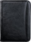 Am image of a Custom DuraHyde Zippered Padfolio in Black!