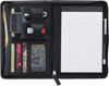 Am image of a Custom Pedova™ Jr. Zippered Padfolio in Black!