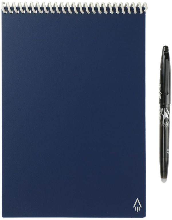 Am image of a Custom RocketBook Executive Flip Notebook in Navy!