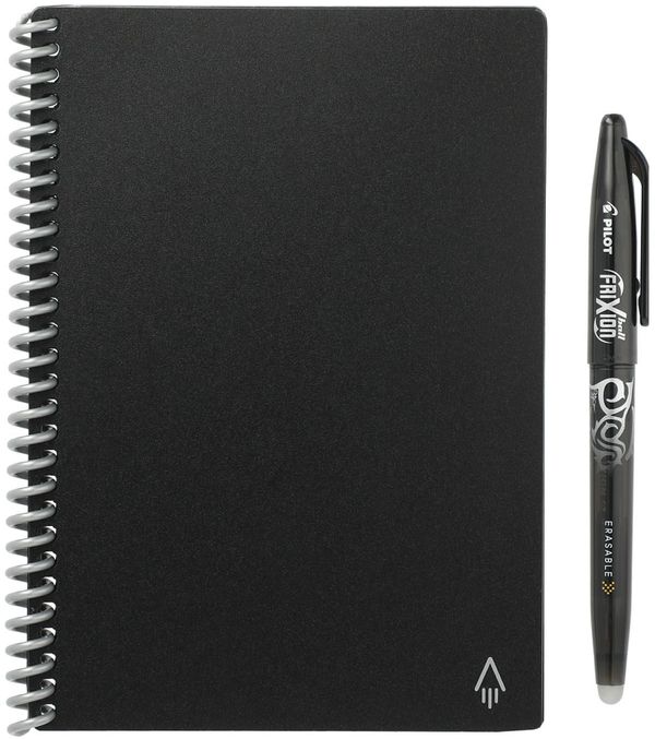 Am image of a Custom Rocketbook Core Director Notebook Bundle Set in Black!