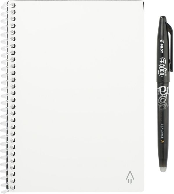 Am image of a Custom Rocketbook Core Director Notebook Bundle Set in White!