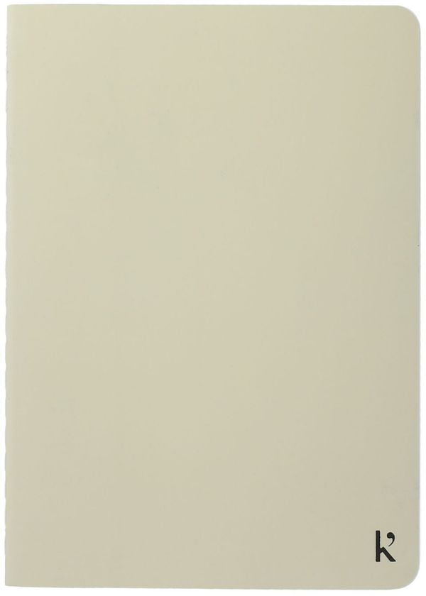 Am image of a Custom Karst Pocket Stone Paper Notebook in Beige!