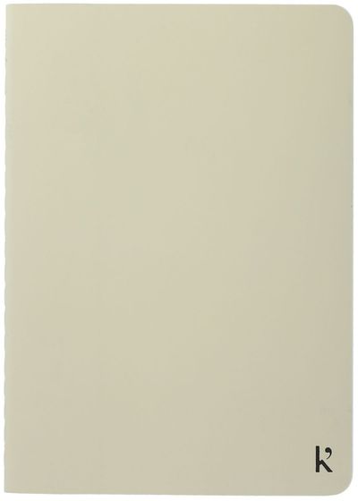 Am image of a Custom Karst Pocket Stone Paper Notebook in Beige!