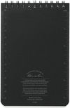 Am image of a Custom 4” x 6” Rite in the Rain Top Spiral Notebook in Black!