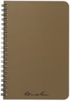 Am image of a Custom 4.6in x 7in Rite in the Rain Side Spiral Notebook in Tan!