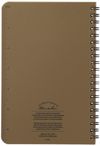 Am image of a Custom 4.6in x 7in Rite in the Rain Side Spiral Notebook in Tan!