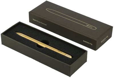 An image of a Custom Baronfig Squire Precious Metals Brass Pen!