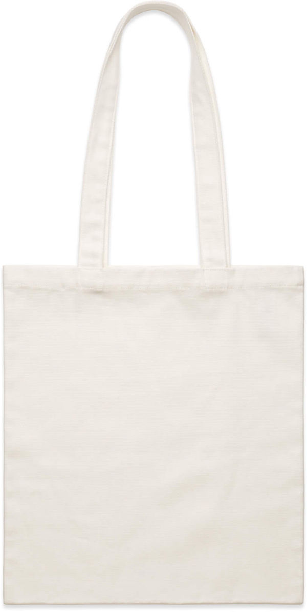 Am image of a Custom AS Colour Parcel Tote in Cream!