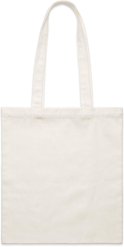 Am image of a Custom AS Colour Parcel Tote in Cream!