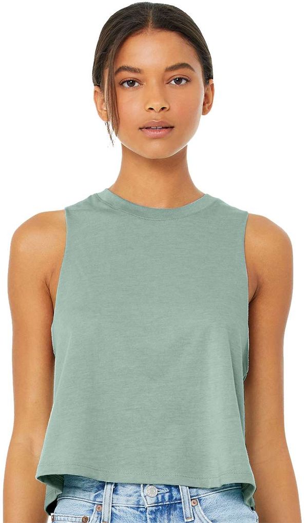 An image of a Custom Bella and Canvas Ladies Racerback Cropped Tank!