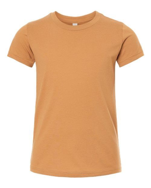 Bella and Canvas Youth Unisex Jersey Tee in Toast