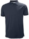 Am image of a Custom Helly Hansen Men's Riftline Polo in Navy!