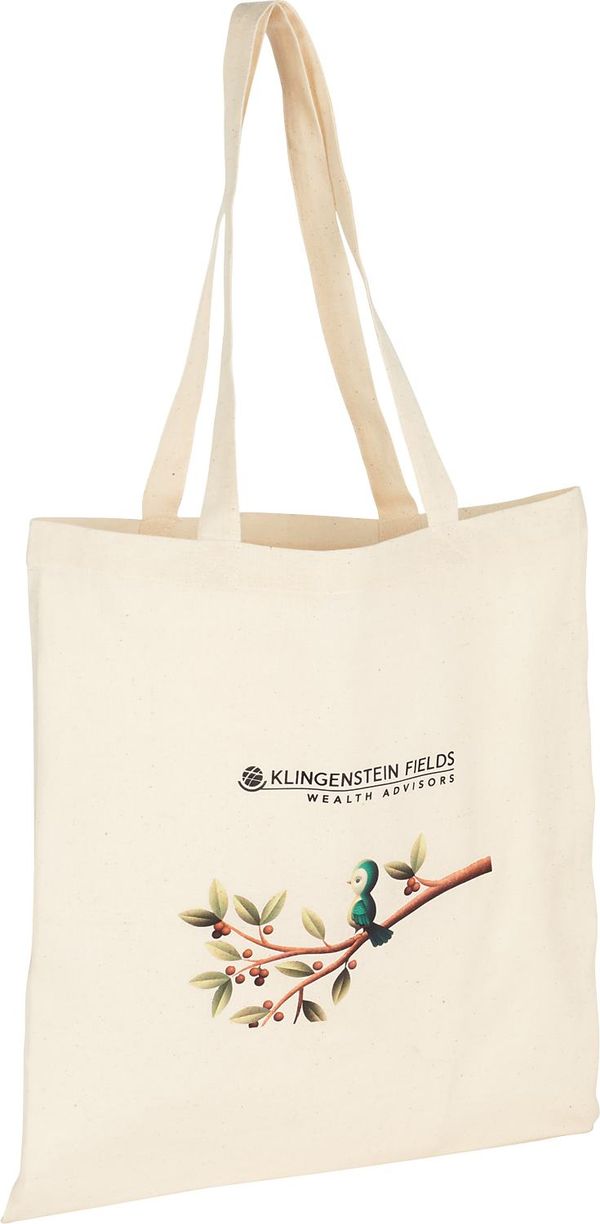 An image of a Custom 100 Percent 4oz Cotton Canvas Convention Tote!