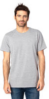Am image of a Custom Threadfast Unisex Ultimate T Shirt in Heather Grey!