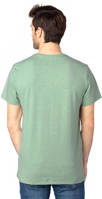 Am image of a Custom Threadfast Unisex Ultimate T Shirt in Army Heather!