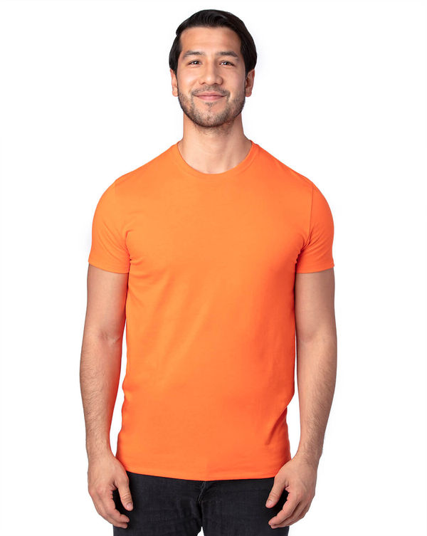 Am image of a Custom Threadfast Unisex Ultimate T Shirt in Orange!