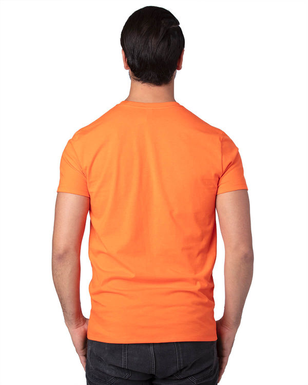 Am image of a Custom Threadfast Unisex Ultimate T Shirt in Orange!