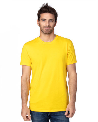 Am image of a Custom Threadfast Unisex Ultimate T Shirt in Bright Yellow!