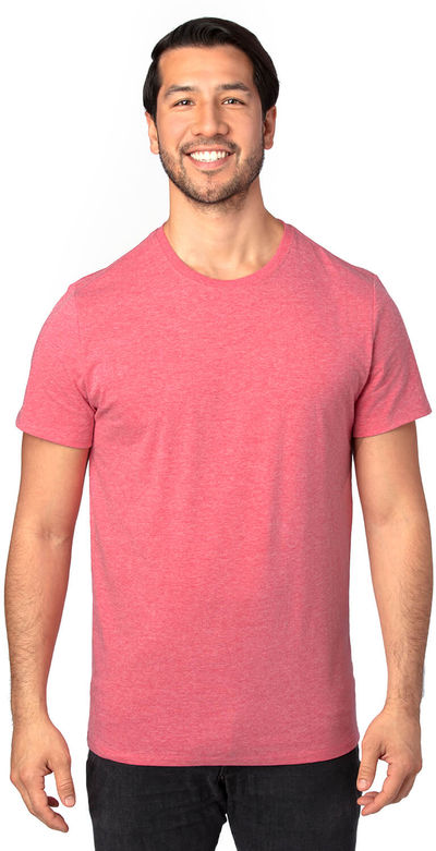 Am image of a Custom Threadfast Unisex Ultimate T Shirt in Red Heather!