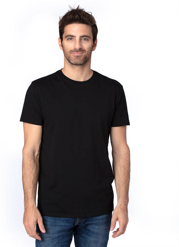 Am image of a Custom Threadfast Unisex Ultimate T Shirt in Black!