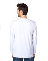 Am image of a Custom Threadfast Unisex Ultimate Long Sleeve T Shirt in White!