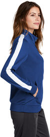 An image of a Custom SportTek Ladies Tricot Track Jacket!