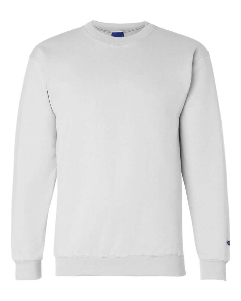 Champion Powerblend® Crewneck Sweatshirt in White