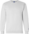 Am image of a Custom Champion Powerblend® Crewneck Sweatshirt in White!