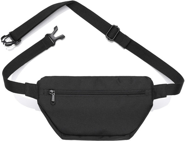 Am image of a Custom AS Colour Waist Bag in Black!
