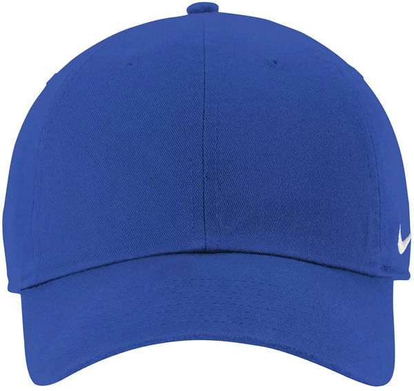 Am image of a Custom NIKE HERITAGE 86 CAP in Game Royal!