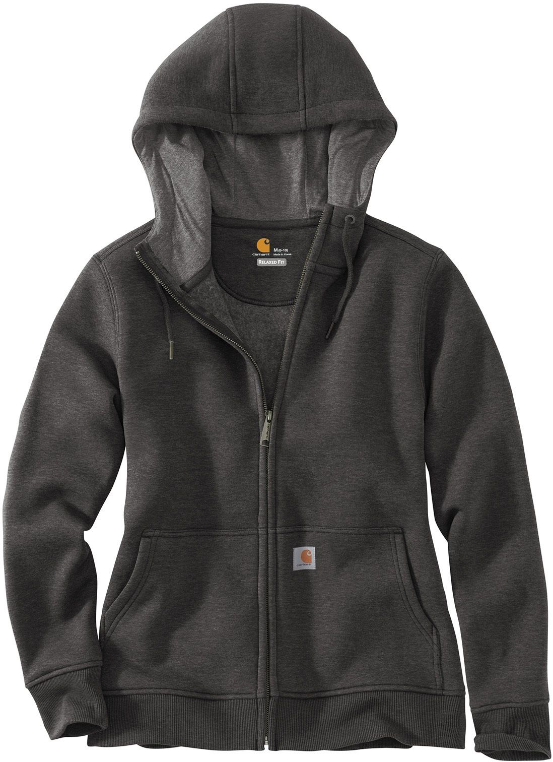 Carhartt Womens Clarksburg Full Zip Hoodie in Carbon Heather