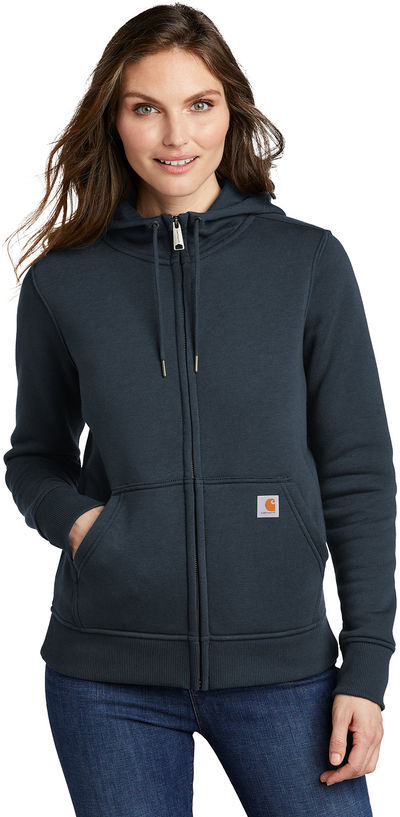 An image of a Custom Carhartt Womens Clarksburg Full Zip Hoodie!