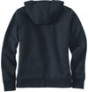 Am image of a Custom Carhartt Womens Clarksburg Full Zip Hoodie in Navy!