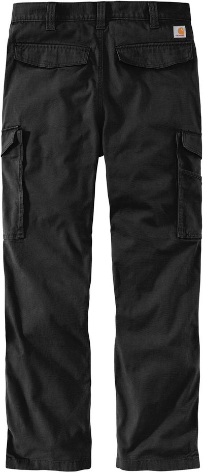 Am image of a Custom Carhartt Rugged Flex Rigby Cargo Pant in Black!