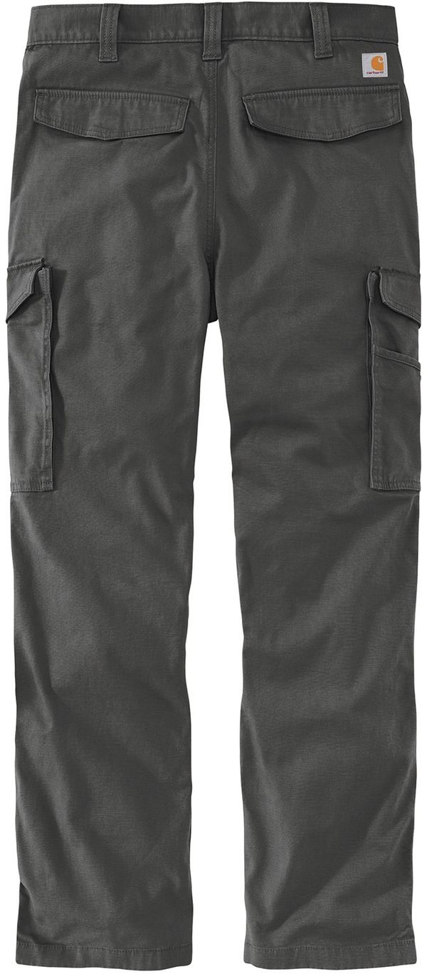 Am image of a Custom Carhartt Rugged Flex Rigby Cargo Pant in Shadow Grey!